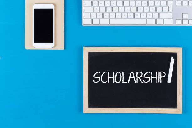 Scholarship Concept on Chalkboard