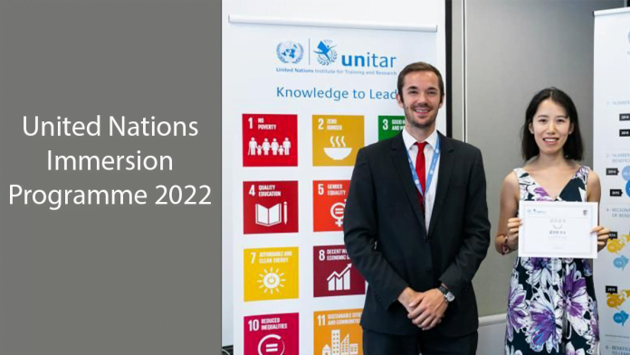 United Nations Immersion Programme 2022