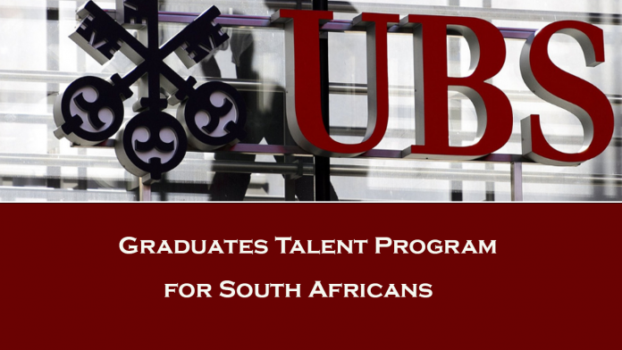 UBS Graduates Talent Program