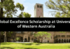 Global Excellence Scholarship at University of Western Australia 2025/2026 Global Excellence Scholarship at University of Western Australia