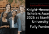 Knight-Hennessy Scholars Awards 2026 at Stanford University Knight-Hennessy Scholars Awards 2026 at Stanford University