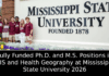 Fully Funded Ph.D. and M.S. Positions in GIS and Health Geography at Mississippi State University 2026 Ph.D. and M.S. Positions in GIS and Health Geography at Mississippi State University