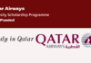 Qatar Airways University Scholarship Programme 2026 | Fully Funded Qatar Airways University Scholarship Programme 2026