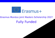 Erasmus Mundus Joint Masters Scholarship 2027: Fully Funded European Union Awards Erasmus Mundus Scholarship 2027
